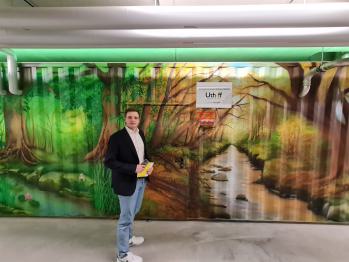 Bild zeigt eine Energiezentrale im Airbrush Design